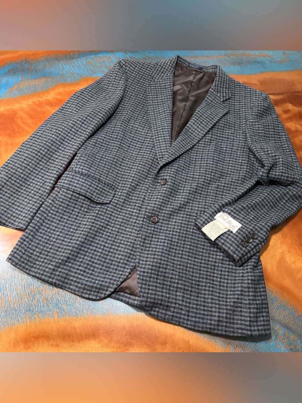 Vtg Deadstock Robert Alexander Wool Blazer Classic Tailored Jacket size 44R
